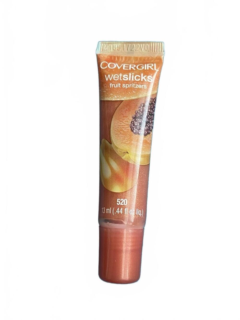 COVERGIRL Wetslicks Fruit Spritzers Lip Gloss Papaya Splash 520 Shine 0.44 fl oz
